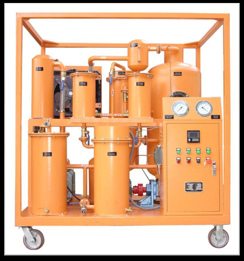 Vacuum Lubrication Oil Purifier Model LV Preface Unless carrying through regular maintenance, the hydraulic oil, machine oil and coolant oil also will be contaminated in spite of carefully