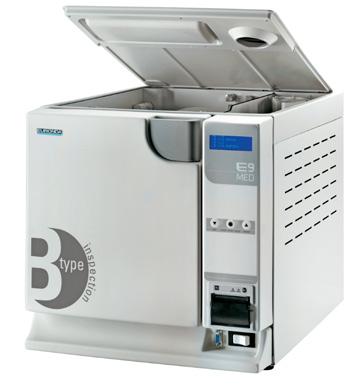 Vacuum (Type B) Autoclaves Exclusively distributed in the UK by Medisafe E9 MED (MED1960) E9 Med (18 Ltr B Type Vacuum Autoclave) is operated by a process controller which assists you in the daily