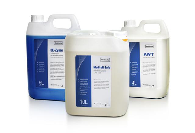 Detergents Cleaning must precede disinfection & Sterilization procedures - APIC Journal 3E-Zyme 3E-Zyme uses a combination of three high performance enzymes.
