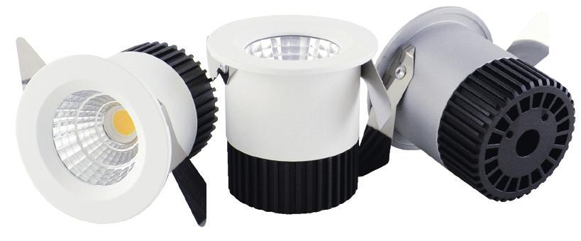 Mitco Recessed 65 30 65 Fixed round profile ceiling recessed LED Spot Light.