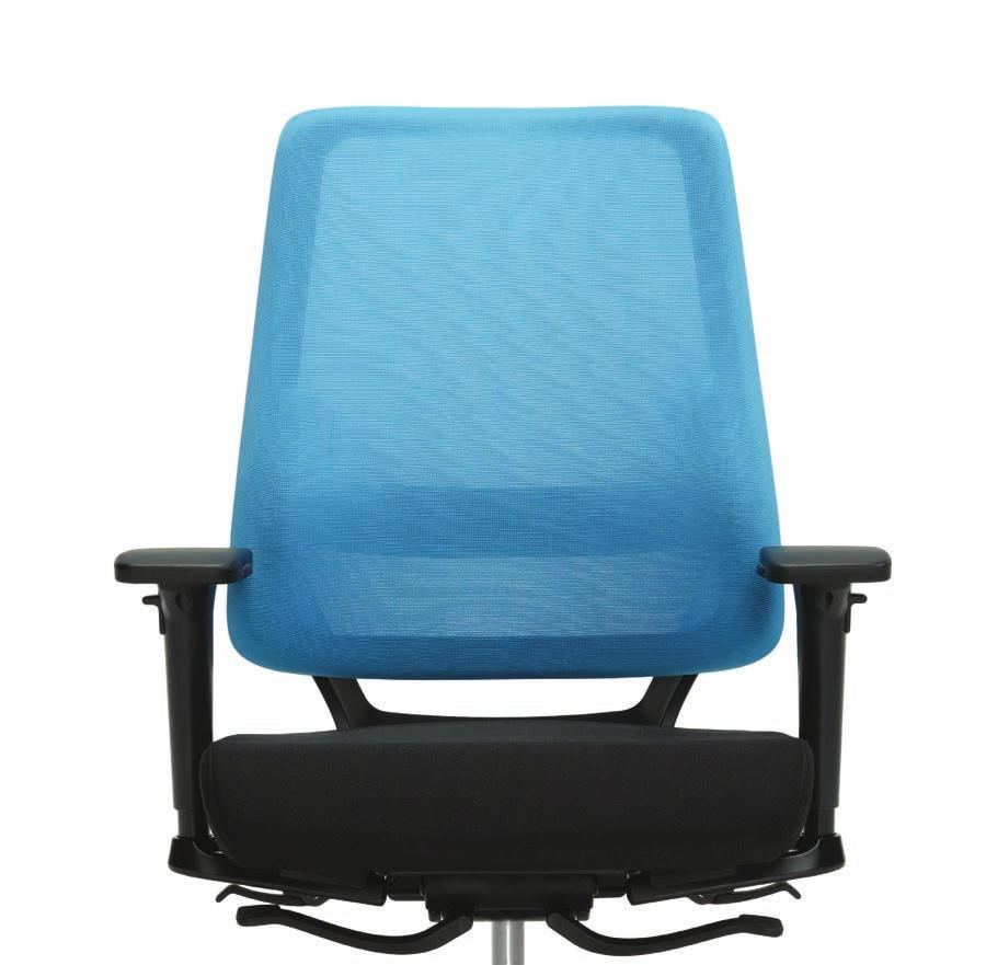 three seat sizes, three arm types and is fully compliant with the latest BIFMA