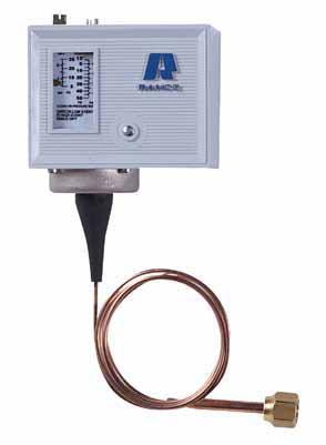 Pressure Controls Low Pressure O Series Controls available for most refrigerant types High-amp rated switch (SPST) design (O10-1402/O10-1483) Super Cap capillary vibration protection system