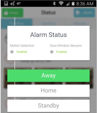 Responding to a Real Verified alarm event 1 - In this example, the user has determined that the event is a Real Verified alarm and chooses Verify alarm.