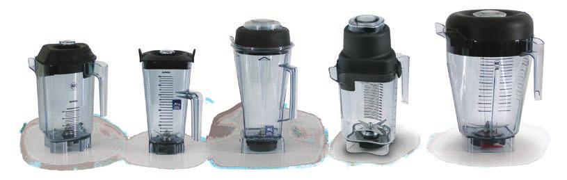 Built and renowned for their superior durability, Vitamix containers are made from shatterproof polycarbonate material.
