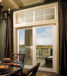 We have many door styles that complement Tuscany windows, such as Milgard Tuscany Series Sliding Patio Doors, French-Style