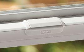 Innovative folding operator handles give Tuscany casement and awning windows a sleek and polished appearance.