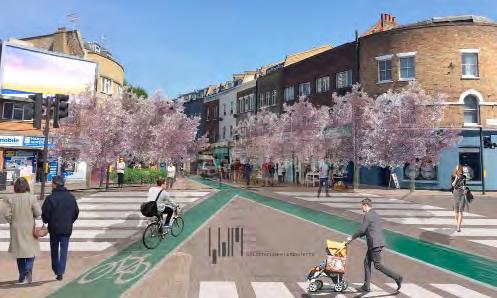 THE PROPOSAL The junction should be de-cluttered and re-designed to create pedestrian crossings