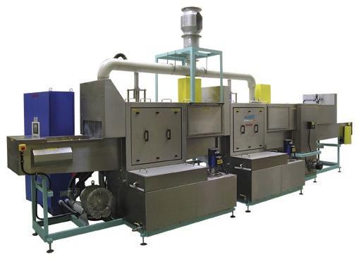 The Guyson Marr-Line conveyorised wash system provides the very latest in safe aqueous technologies,