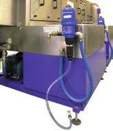 An external Guyson tramp oil separator can be specified to remove the worst excesses of oil contamination from the cleaning