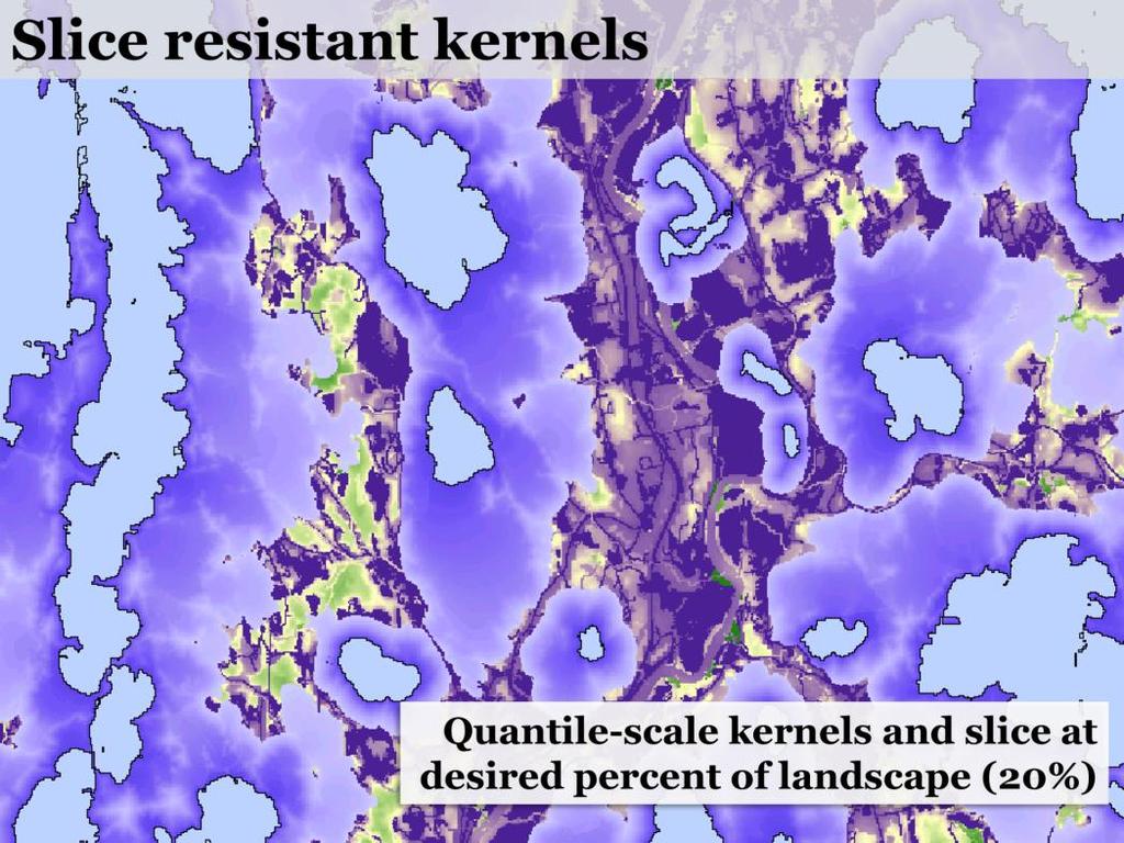 Now we quantile-scale the resistant kernels and
