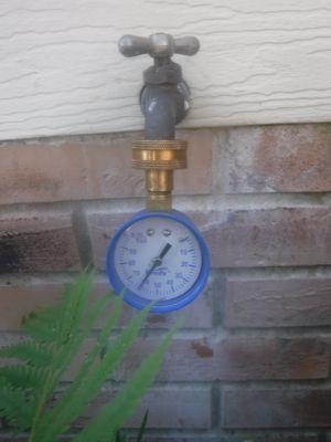 Grounds Continued psi good 10. Exterior Faucet Condition Location: East side of house.