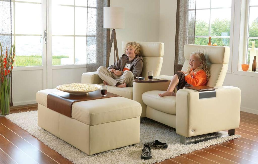Stressless Home Cinema 57 Big screen bliss Home cinema set-ups come in lots of sizes and so do the Stressless