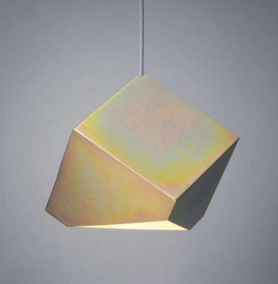 It issues a soft diffuse light and has a raw industrial elegance. A fine bone china pendant lamp designed and made in Stoke-on-Trent.