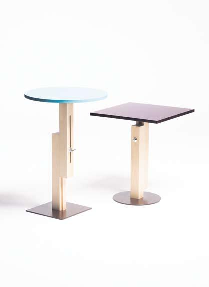 Side tables Originally designed for SCP in 992, the Tom Tom and Tam Tam tables were reissued in 2009.