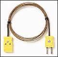 E. J-type thermocouples A thermocouple consists of two conductors of different materials (usually metal alloys) that produce a voltage in the vicinity of the point where the two conductors are in