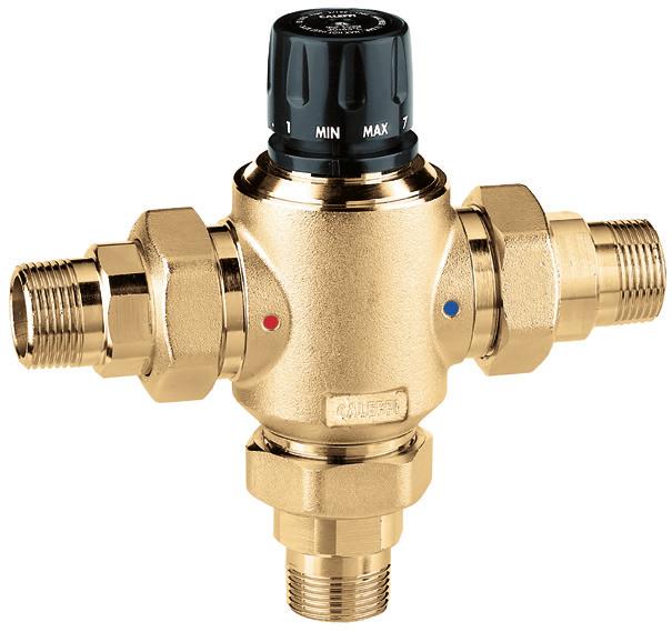 Thermostatic mixing valves with replaceable cartridge for centralized systems 3, 3 series CCREDITED ISO 9 FM ISO 9 No.