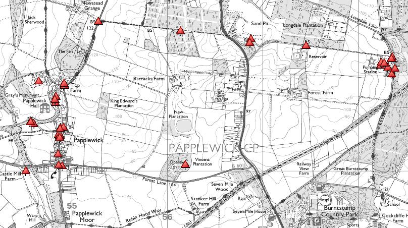 Appendix One: Environmental and Heritage Assets in Papplewick