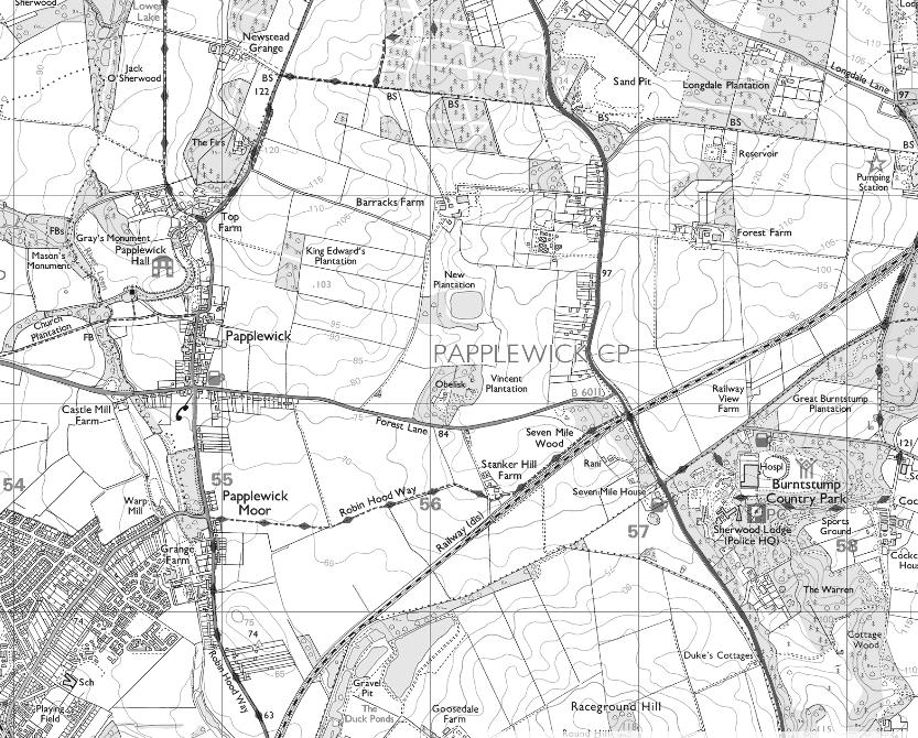General Environmental Features General Location of Environmental Features Ordnance Survey used under Open Government