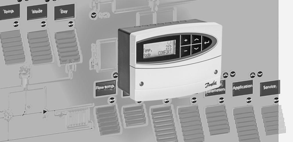 Instructions ECL Comfort 110 Application 130 Weather compensated flow temperature control of
