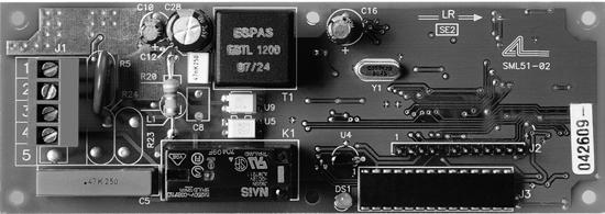 The SML51 enables remote programming and operation of the central control unit via a PC (upload/download), and it also allows a message to be transmitted to a pager.