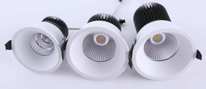 style LED downlight series that can be used for high end interior projects.