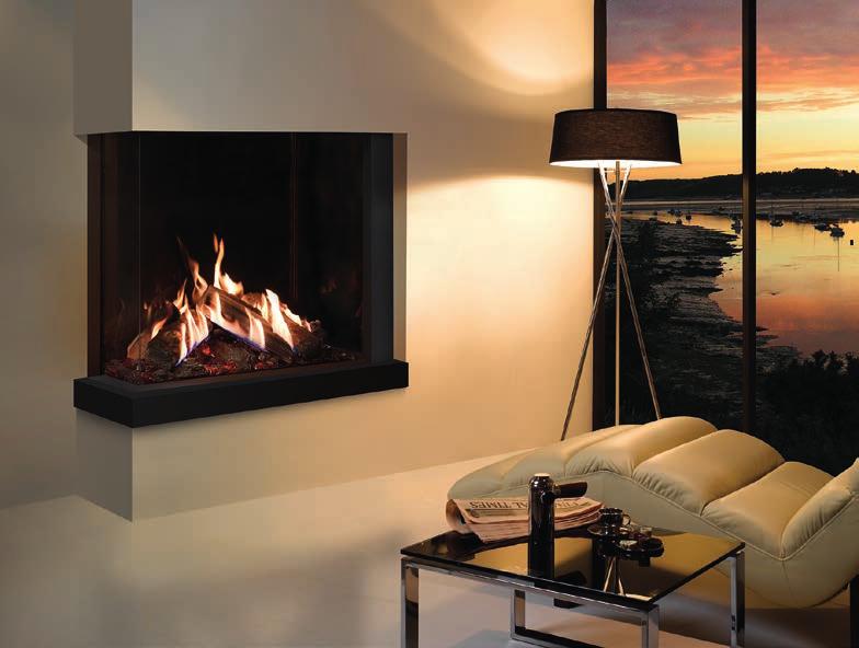 Reflex 75T Multi-sided Fires Whether you select the 75T-2 for a left or right corner fire or the 75T-3 for an