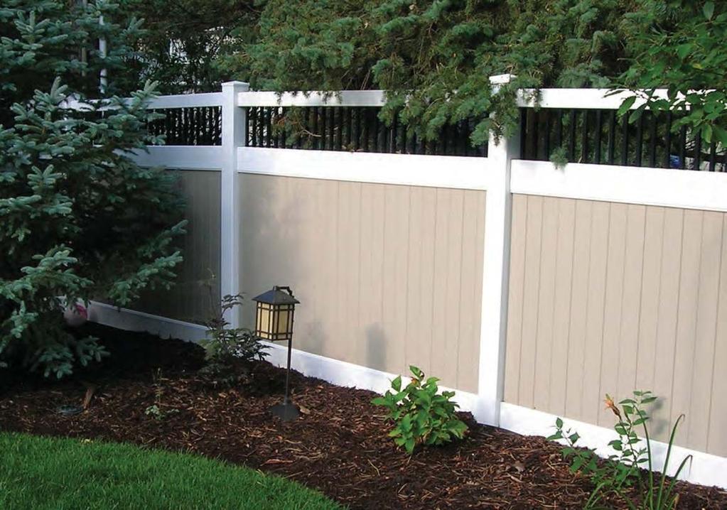 Privacy with Picket Accent GET TO KNOW THE LEADER IN VINYL PRODUCTS. GET TO KNOW PLY GEM FENCE AND RAILING. 2600 Grand Blvd.