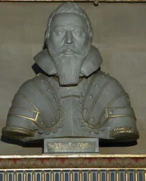 8 18 th Century plaster bust of Sir Thomas Lucy II Copied from his tomb in St. Leonard s Church.