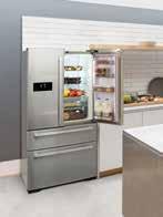 PROFESSIONAL The CAFF60 has a massive 820L capacity in six compartments, as well as three separate