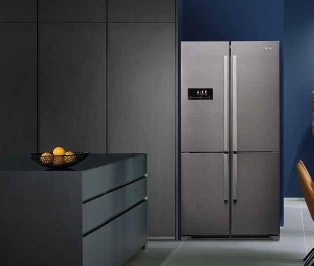 FULL ILLUMINTION The stylish backlight takes centre stage illuminating the entire fridge from top