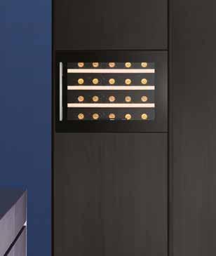 SENSE AND CLASSIC IN-COLUMN SINGLE ZONE WINE CABINETS WC6410 WC6400 Black Glass WC6410 Stainless Steel WC6400 h:455mm Black Glass Stainless Steel PERFORMANCE e Energy Class A Energy consumption