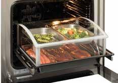 CLASSIC ELECTRIC BUILT-UNDER OVEN c C4245 w:595mm GENERAL --Stainless steel and black glass --Stainless steel, blackspot feature bar handles --Full width sealed inner door glass --Triple glazed doors