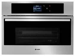 SENSE PREMIUM BUILT-IN COMBINATION STEAM OVENS SO210SS SO209WH Features STEAM RECOVERY SYSTEM Water is collected during the cooling process and recycled to reduce the amount used.