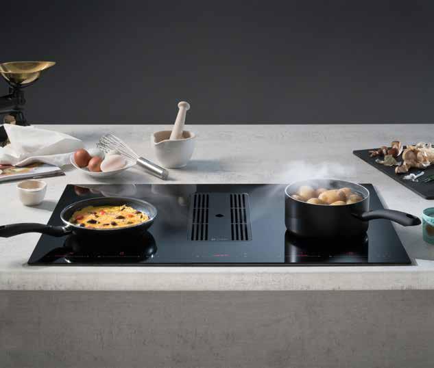 Induction Downdraft Extractors SEAMLESS INTEGRATION, AND UNMISTAKABLE STYLING.