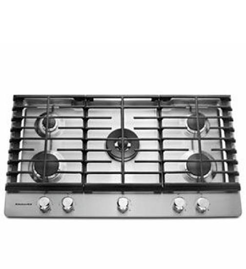 KITCHEN AID PACKAGE KitchenAid KKODE300ESS 30" Double Wall Oven W/ Even-Heat True Convection ; ; 30" X 51-1/4" X 26-7/8"; Self Cleaning Cycle KitchenAid KKCGS556ESS 36" 5-Burner Gas Cooktop; ;
