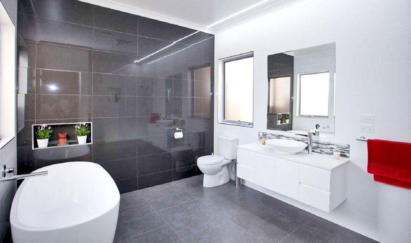 For your shower choose between the Twin Waterrail or the substantial Overhead shower head and