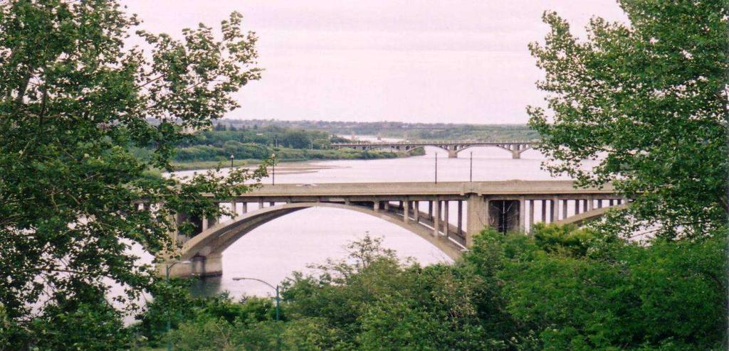 Meewasin is centred in Saskatoon and runs approximately 60 km along the river