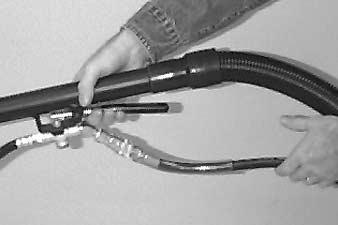 OPERATION 5. Connect accessory tool to solution hose and vacuum hose (Figure 11). ATTENTION: Do not allow foam or water to enter vacuum standpipe, vacuum motor damage will result.