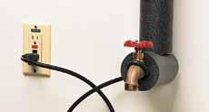 Gardian preassembled heating cable Pipe runs up to 100 feet, up to 2 1/2 inches in diameter The perfect solution for small applications and short pipe