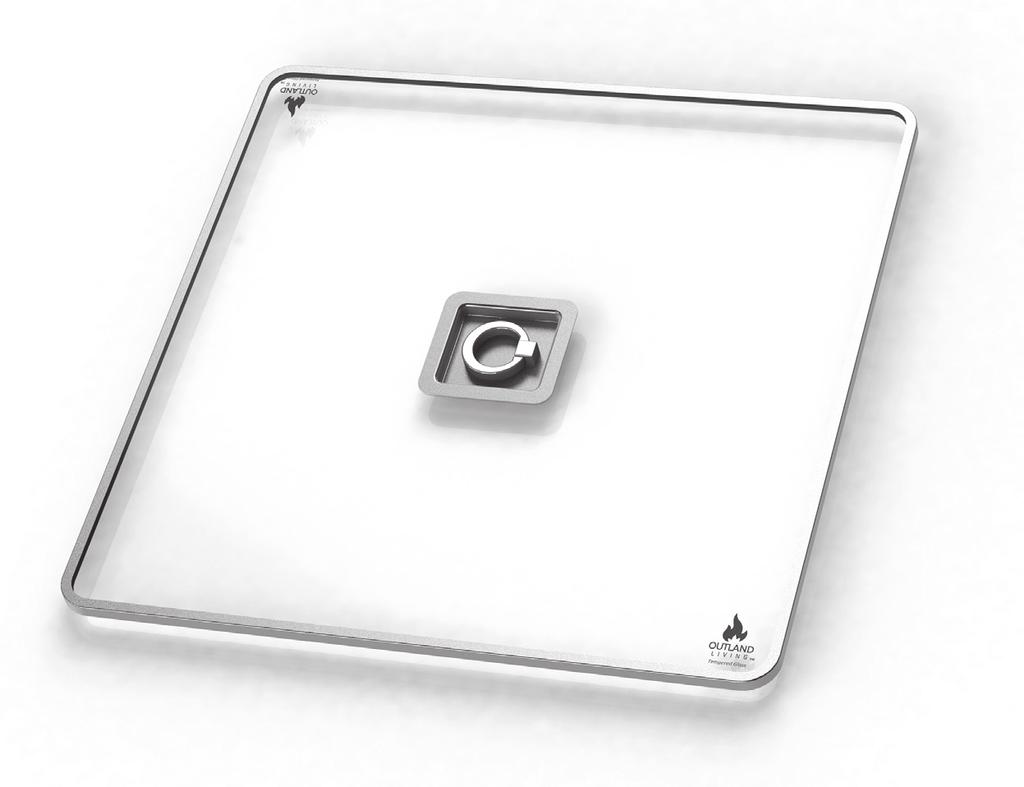 MODEL NUMBER: FMPPC2E-410 GLASS LID PART NUMBER 797 Fire Table Glass Lid and Mounting Bracket Kit Trademark of FMI Brands Inc. D.797.000.