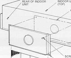 TANDARD FEATURE AND ACCEORIE CONTINUED INDOOR UNIT CONDENATE PUMP (part # 53D-900- - -081) For those applications where the ceiling -suspended unit is not installed close to an outside wall, and an