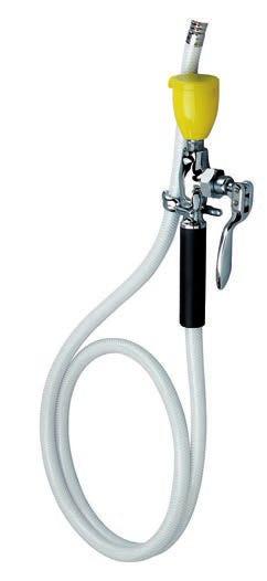 47 COUNTERTOP-MOUNTED DRENCH HOSE Featuring a countertop-mounted design, this drench hose can be installed in intuitive locations that are easily accessible.