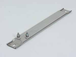 For surface mounting installations, channel strip heaters must be securely clamped along their entire length to a smooth metal surface.