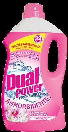 Its formula is enriched with agents to and provide an anti-felting action to protect the fibres and make ironing easier.