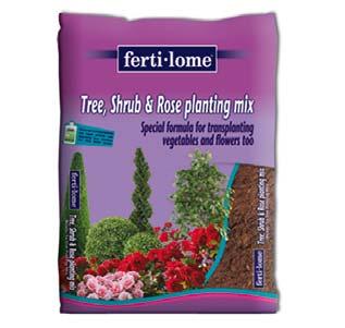 Black peat is the major component in all ferti-lome potting mixes.