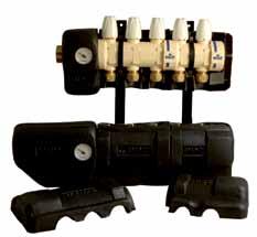 Maxi Manifold. Maxi is the name of the manifolds in b!klimax system, from which main circuits are distributed.