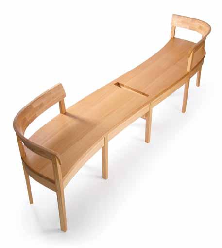 Christian O Reilly created three bespoke benches for the Graves Gallery.
