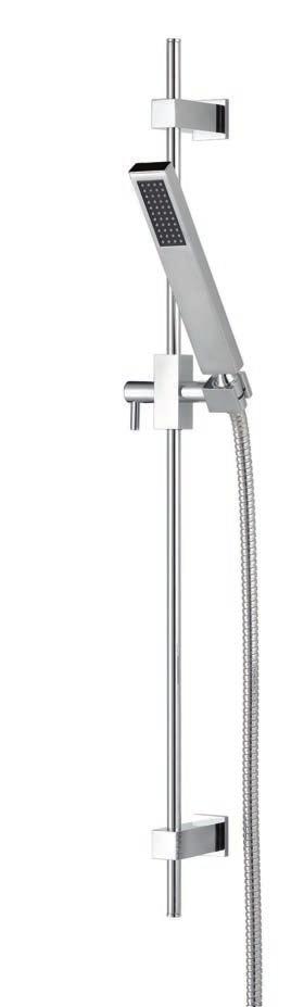 SQUARE HAND SHOWER KIT WITH WALL