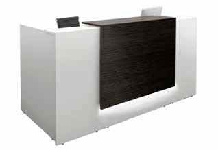WORKSPACES - THE CATALOGUE BEVEL RECEPTION DESK Contemporary modular reception desk system.