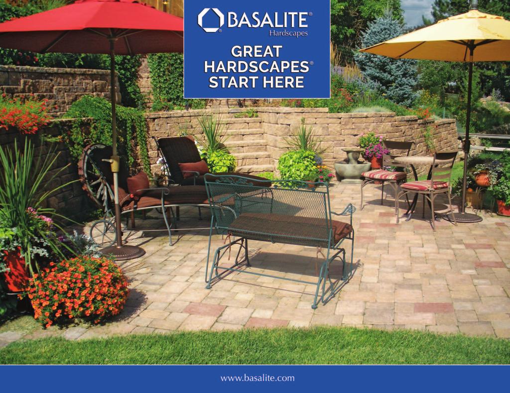 Visit Us Online For more information about Basalite paving stones, retaining walls, accessories, patterns or installation instructions, visit us online at www.basalite.com.
